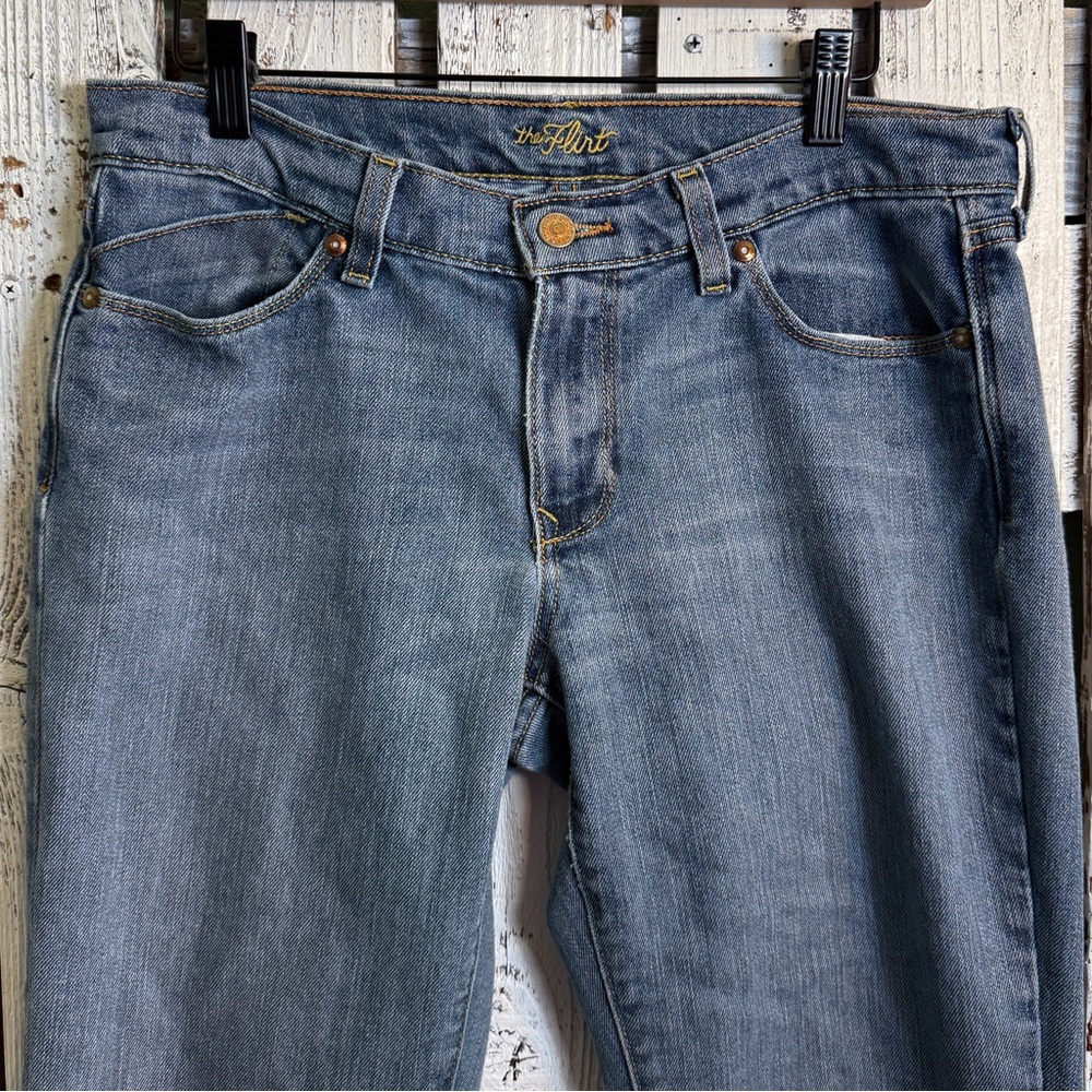 Y2K Old Navy The Flirt 33x30 Women’s Jeans Mid Rise Boot Cut Stretch Grunge Boho